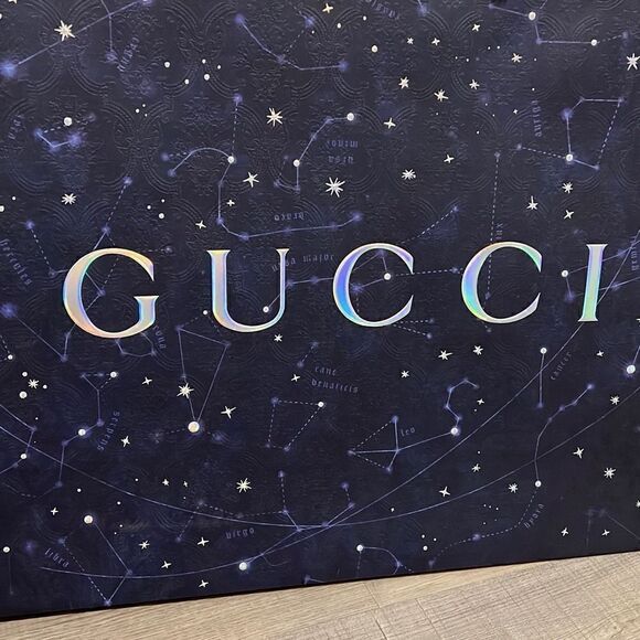 Gucci Authentic 2022 Equilibrium Navy & Light Blue 'Cosmogonie' Constellation Me - Picture 3 of 7